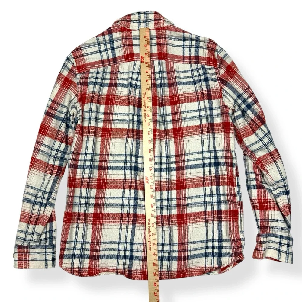The‎ North Face Flannel Long Sleeve Button Up Shirt Plaid Pockets Men's Medium